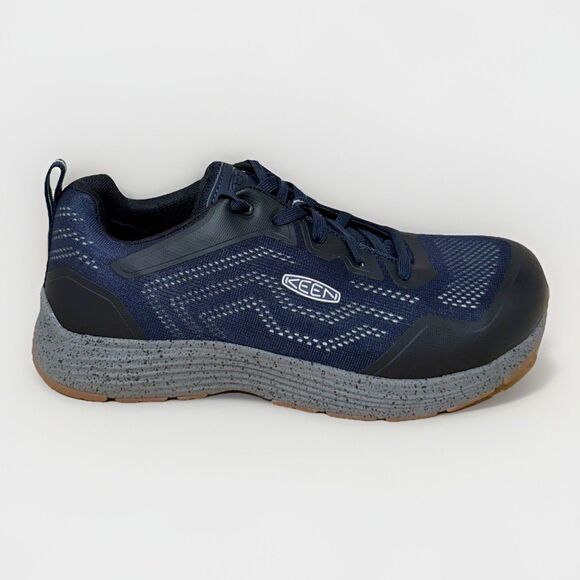 AMPUTER KEEN Sparta Alloy Toe Work Shoe Mens Size 12 Blue Grey RIGHT SHOE ONLY main image 6